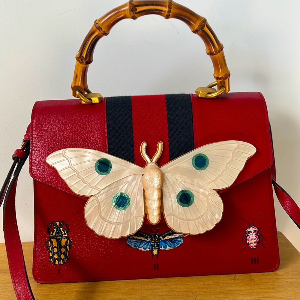 Gucci Bamboo 1947 Top Handle Bag, Large size an iconic 1947 creation